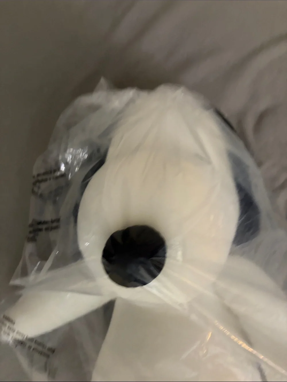 Aurora Peanuts Snoopy Plush Dog Toy - White & Black